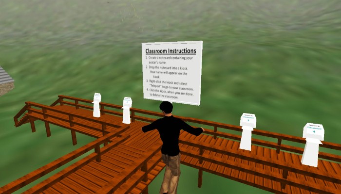 Angel Learning Management System's Island in Second Life