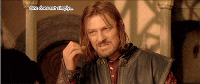 One does not simply walk into Morter