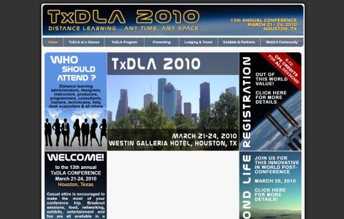 TxDLA 2010 Conference screenshot